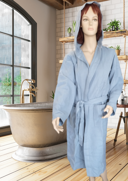 Peignoir nid d'abeille