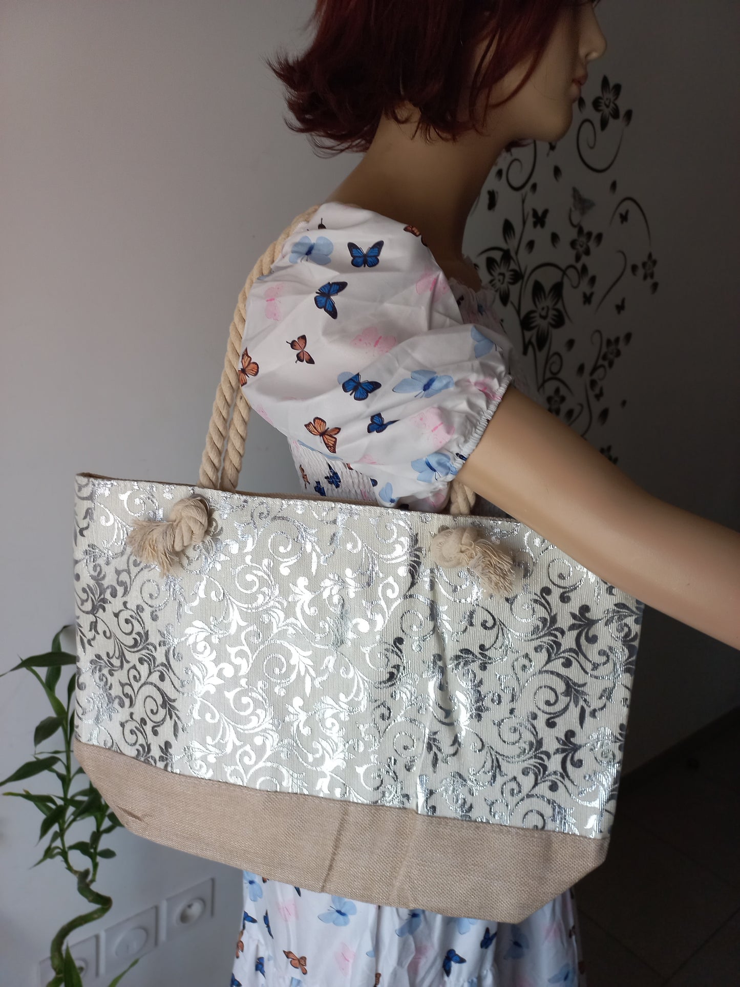 Sac de plage arabesque