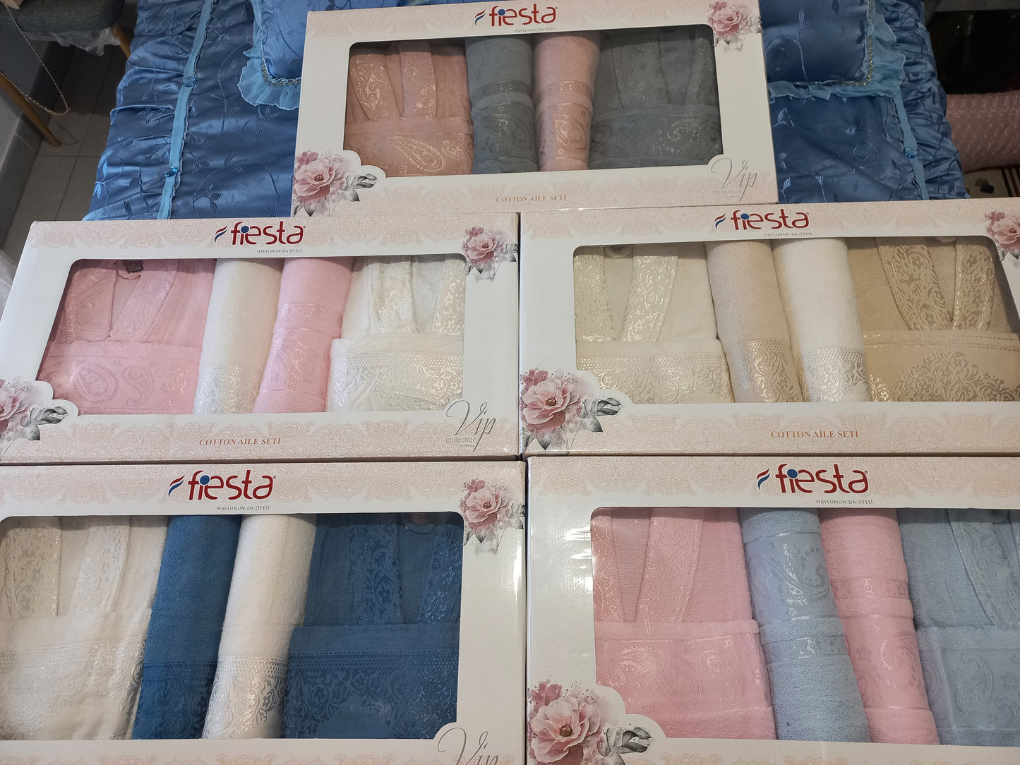 Coffret Peignoir Jacquard
