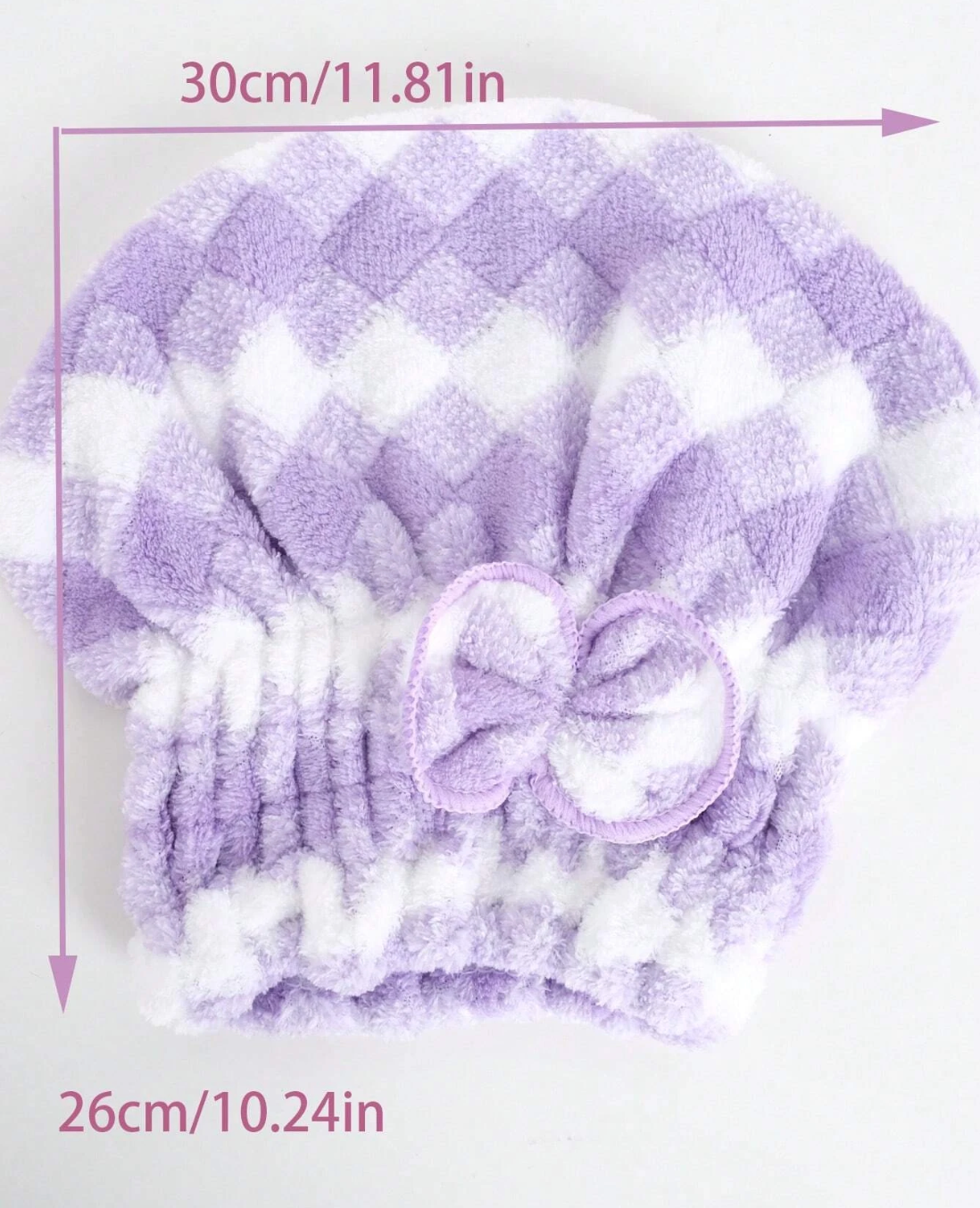 Turban de bain bonnet