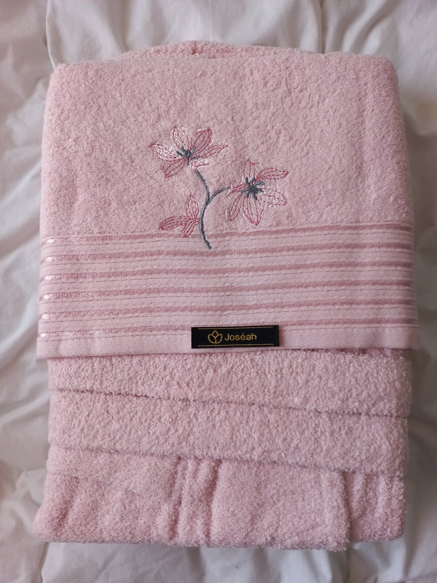 Peignoir Femme + Serviette rose