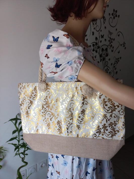Sac de plage arabesque