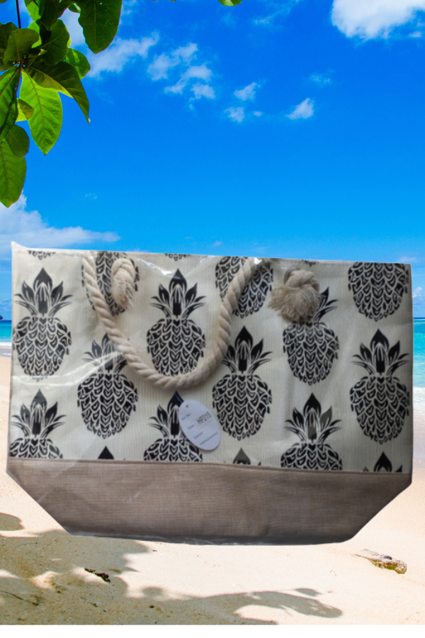 Sac de plage ananas design